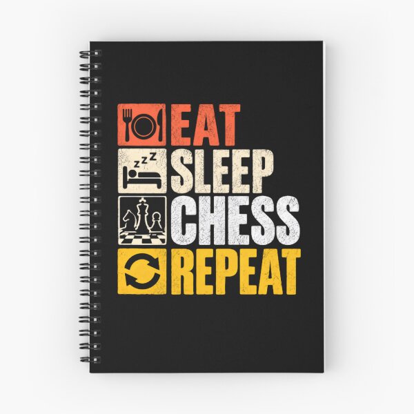 Item preview, Eat Sleep Chess Repeat Chess Player Hobby designed and sold by JonesFlora2025.