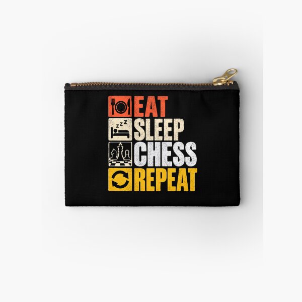 Item preview, Eat Sleep Chess Repeat Chess Player Hobby designed and sold by JonesFlora2025.