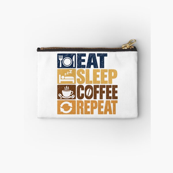 Item preview, Eat Sleep Coffee Repeat Coffee Lover Daily Routine designed and sold by NeedForParks.