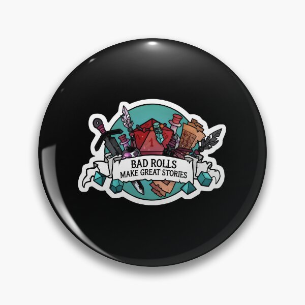 Item preview, Bad Rolls Make Great Stories D20 Gaming Banner designed and sold by sil-gen-rove.