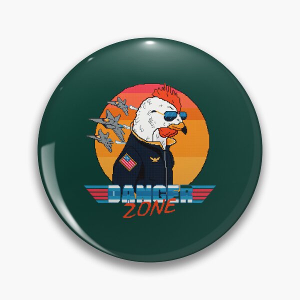 Item preview, Danger zone - Animal cross - chicken - rooster designed and sold by Sakurabyfoco.