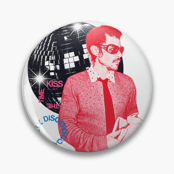 Item preview, Harry Styles Inspired Disco Ball Design with Seated Side View and Playful Text designed and sold by amirmintz.