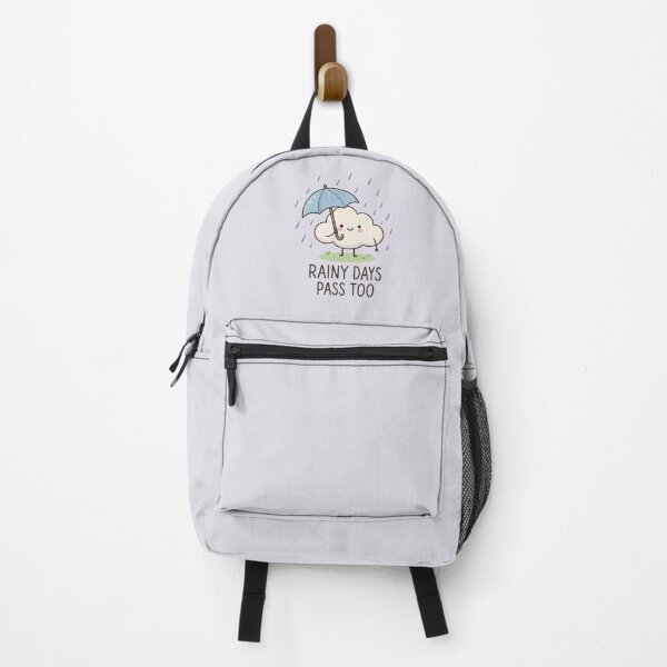 Item preview, Rainy Days Pass Too | Cute Cloud Hope Quote Art designed and sold by MrDev.