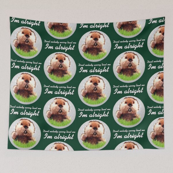 Item preview, I_m Alright Caddy shack Homage Gopher Kenny Loggins t Active  designed and sold by Sakurabyfoco.