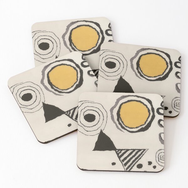 Item preview, Cercle jaune 1953 designed and sold by NeonCanvasDream.