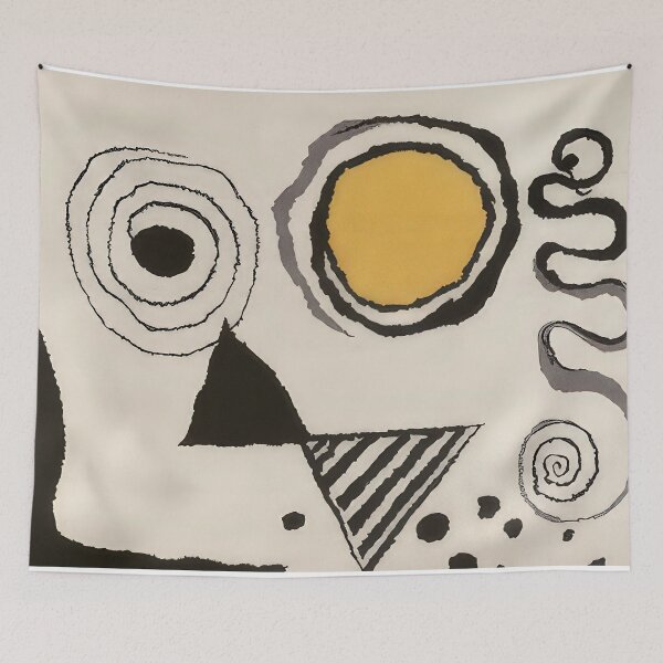 Aperçu de l'œuvre Cercle jaune 1953 créée et vendue par NeonCanvasDream.