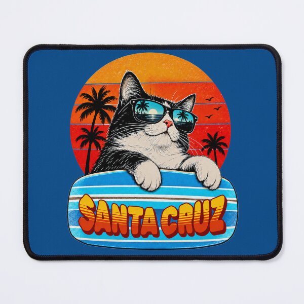 Item preview, Cool California Cat- Santa Cruz designed and sold by GonePlatinum.
