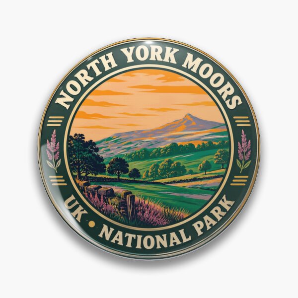 Item preview, North York Moors UK • National Park Travel Souvenir England Visitor designed and sold by NeedForParks.