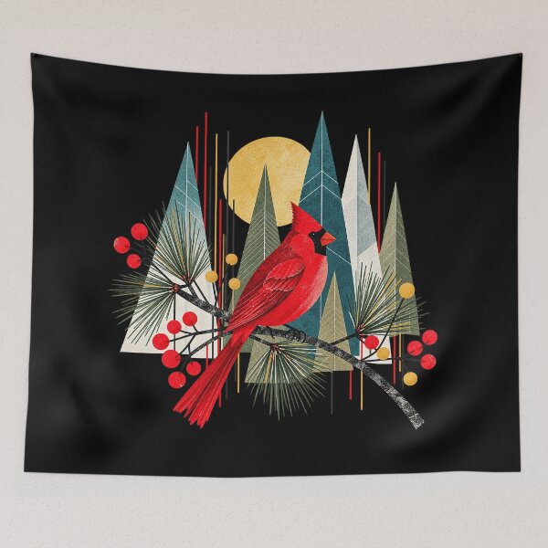 Item preview, Winter Cardinals | MCM Style  designed and sold by EverydayMagik.