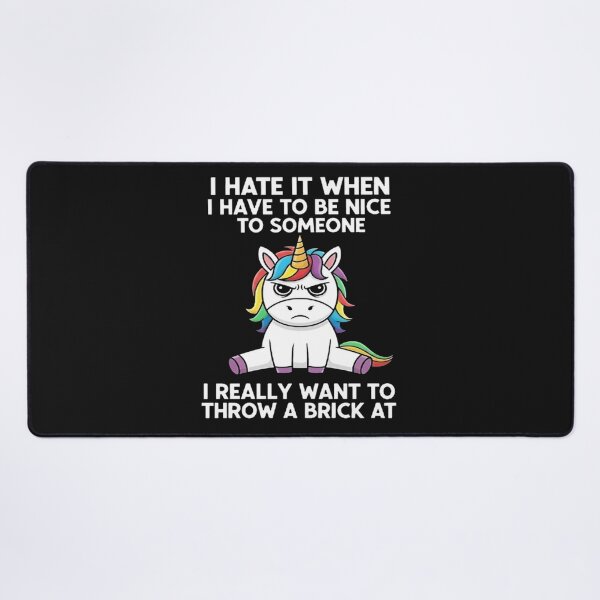 Item preview, funny unicorn designed and sold by Johnnies.
