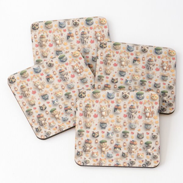 Item preview,  Cozy Cat Autumn Pastels designed and sold by KingsArtworx 2.