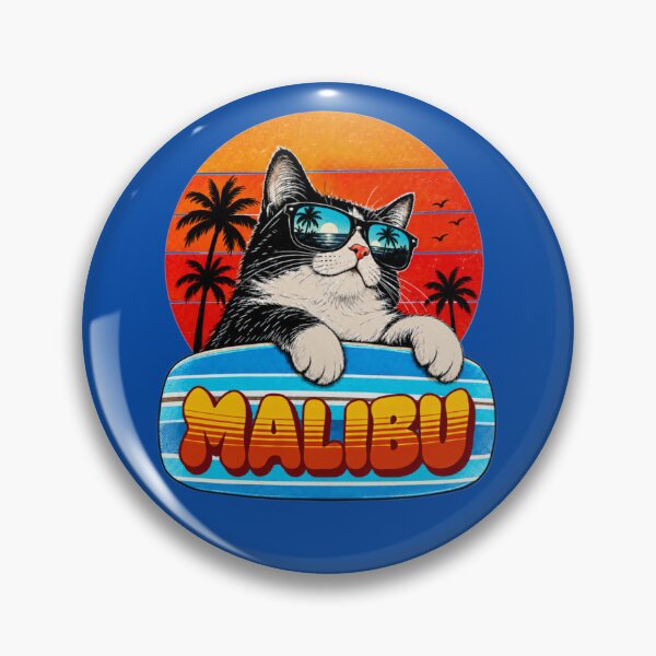 Item preview, Cool California Cat- Malibu designed and sold by GonePlatinum.