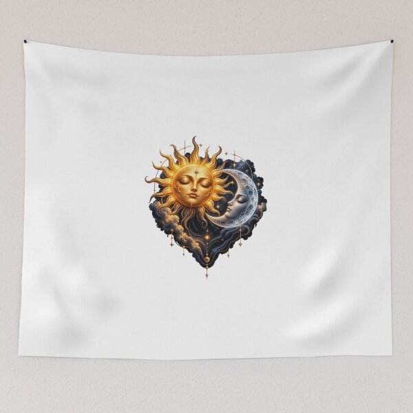 Item preview, Sun and Moon Sharing One Shadow – Mystical Celestial Cosmic Design designed and sold by Prince Tripathi .