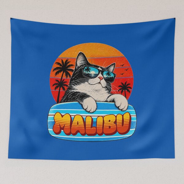 Item preview, Cool California Cat- Malibu designed and sold by GonePlatinum.