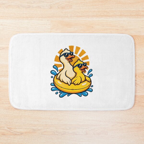 Item preview, Double Duck Illustration Featuring Two Playful Ducks in a Charming Design designed and sold by fred2266.