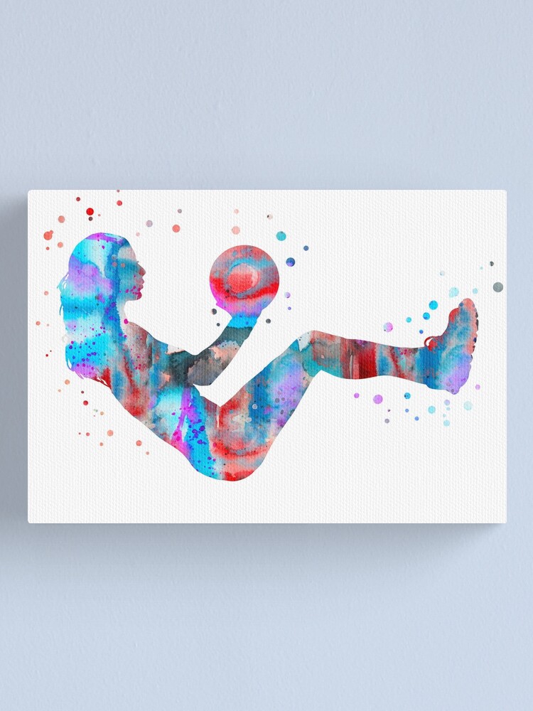 Alternate view of Gym girl Canvas Print