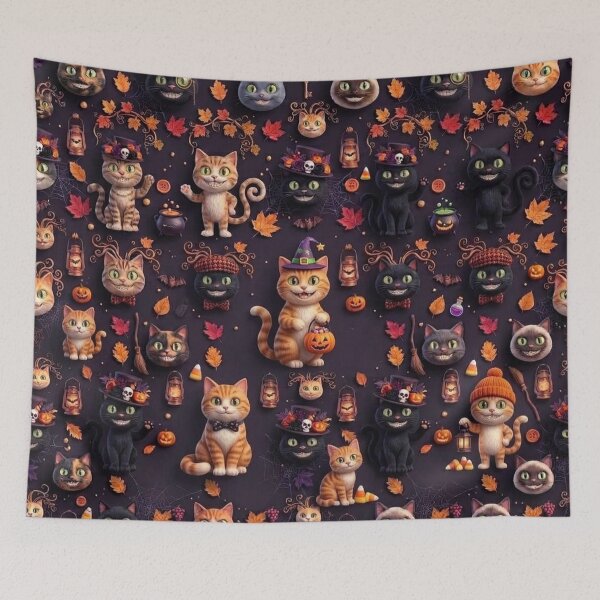 Item preview, Midnight Feline Fright Night designed and sold by KingsArtworx 2.