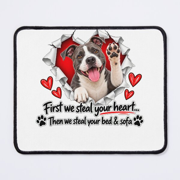 Item preview, Funny Amstaff Dog Sofa Quote designed and sold by luu phong.