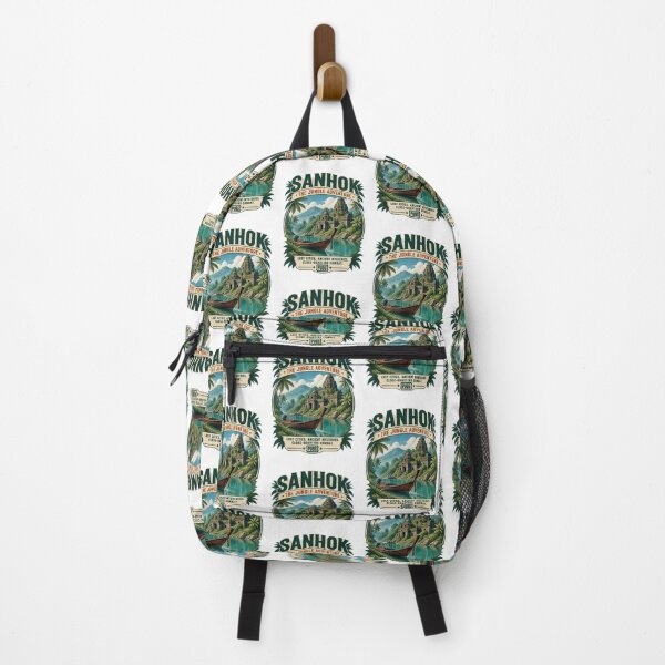 Item preview, Sanhok Retro Travel Poster Vintage Style Tropical Island Artwork designed and sold by MirDemirDemirer.