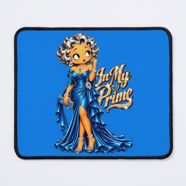 Item preview, Betty Boop In My Prime – Sapphire Blue Elegance designed and sold by Artbyminga.