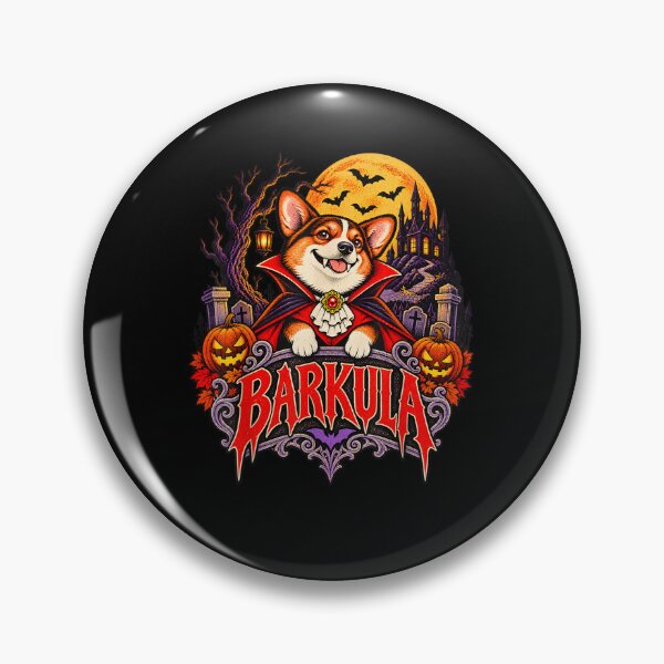 Artikelvorschau, Barkula Corgi Vampire Lustiges Halloween Hundeliebhaber entworfen und verkauft von Juansustait.