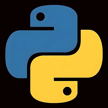Artwork thumbnail, Python Programming Language Snake Logo by ASTRAXO