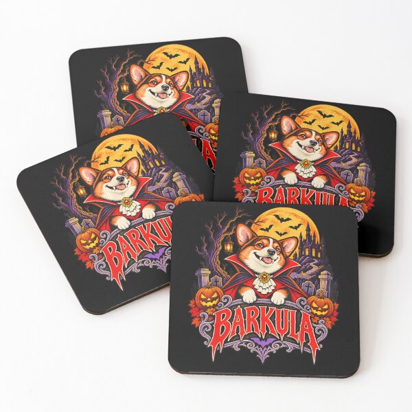Item preview, Barkula Corgi Vampire Funny Halloween Dog Lovers  designed and sold by ArtByimamS.