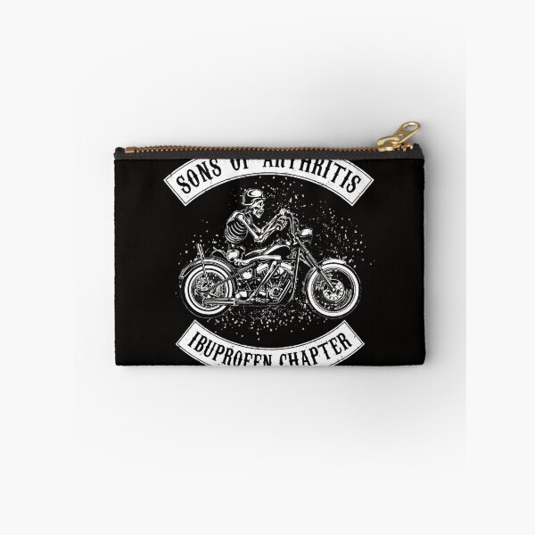 Item preview, Sons of Arthritis Ibuprofen Chapter Biker Skeleton Humor designed and sold by ASTRAXO.
