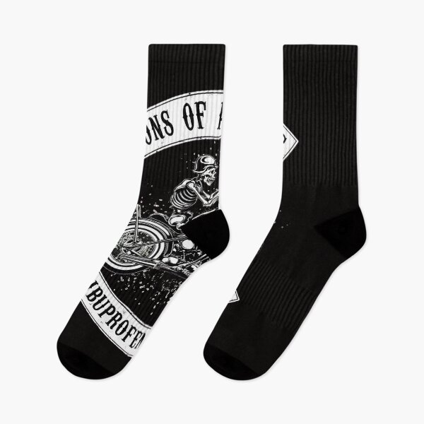 Item preview, Sons of Arthritis Ibuprofen Chapter Biker Skeleton Humor designed and sold by ASTRAXO.