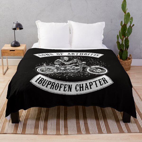Item preview, Sons of Arthritis Ibuprofen Chapter Biker Skeleton Humor designed and sold by ASTRAXO.