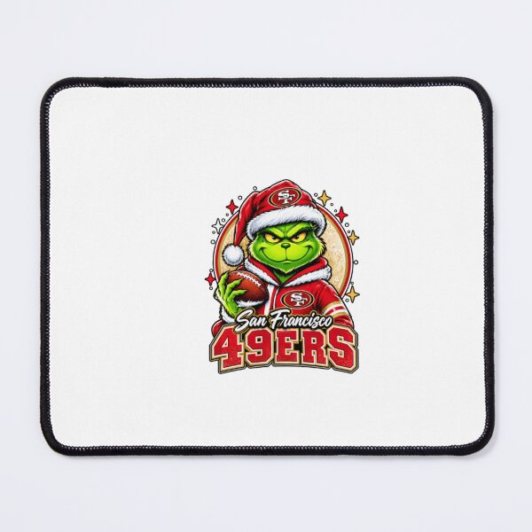 Item preview, Grinch San Francisco Football Christmas Game Day designed and sold by HSMGallery.