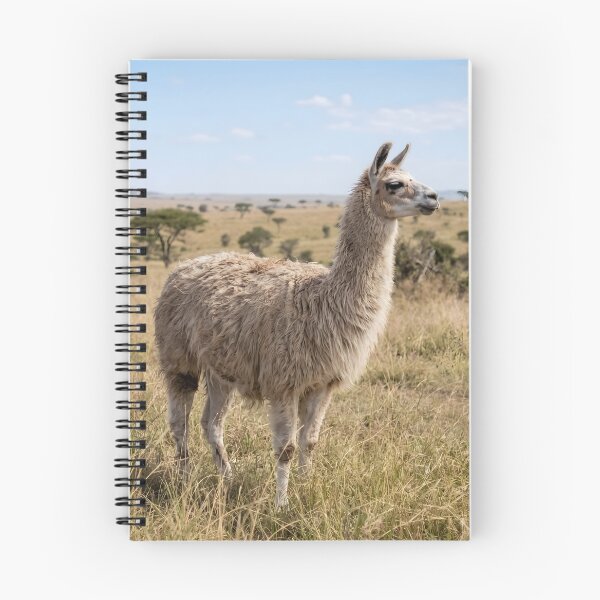 Item preview, Proud Fluffy Llama Standing In Wild Meadow designed and sold by phamlauren.