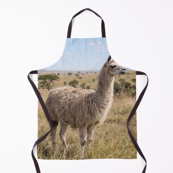 Item preview, Proud Fluffy Llama Standing In Wild Meadow designed and sold by phamlauren.