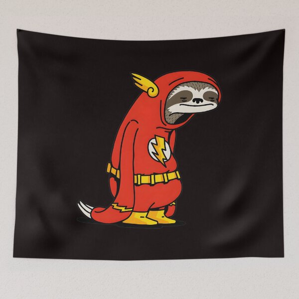 Item preview, Sloth In Flash Costume Funny Cartoon  designed and sold by ASTRAXO.