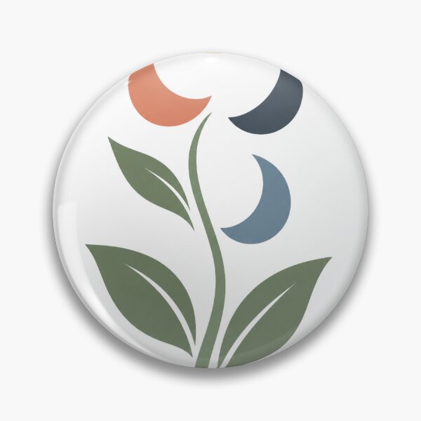 Item preview, Botanical Moon Garden – Minimal Abstract Nature Art designed and sold by meghnad.