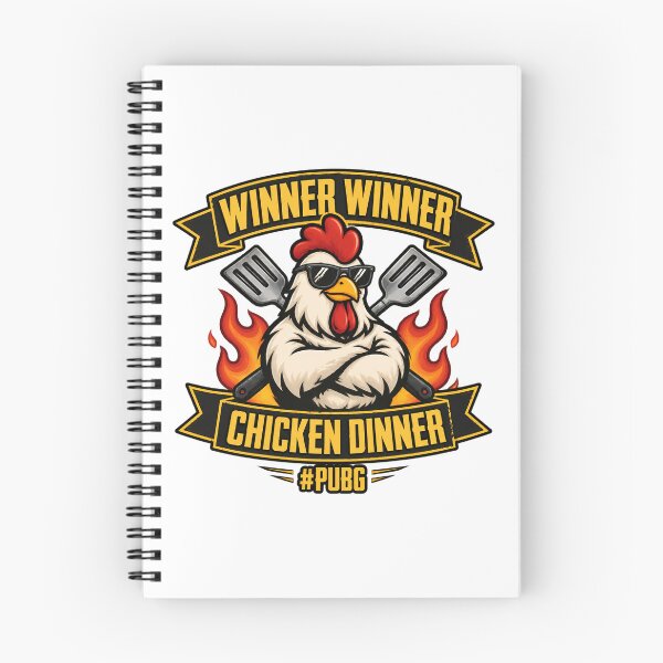 Item preview, Winner Winner Chicken Dinner Ribbon and Skull Gaming Inspired Design designed and sold by MirDemirDemirer.