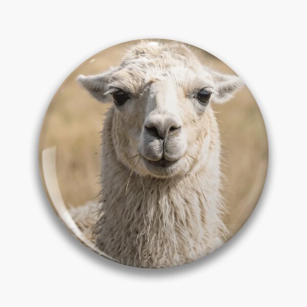 Item preview, Adorable Fluffy Llama Face Close Up designed and sold by phamlauren.