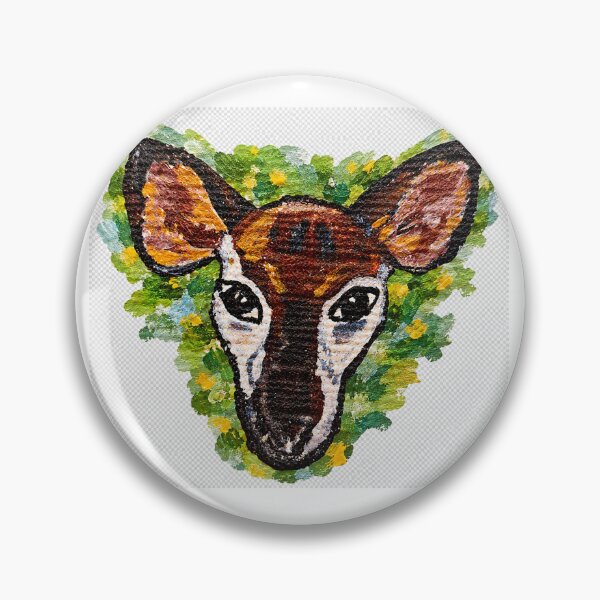 Item preview, Okapi Original Art in Acrylic  designed and sold by Chris Zahorcik Art.