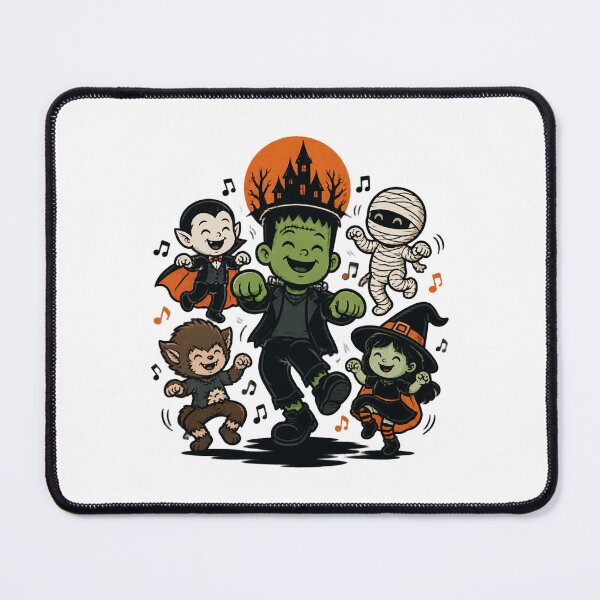 Item preview, Happy Monster Dance Fun Cute Cartoon Illustration designed and sold by Yous Sef.