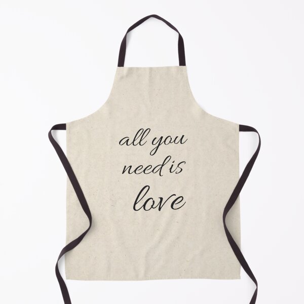 Item preview, All you need is love - Minimalist Typography on Beige craft paper designed and sold by Cloofur.