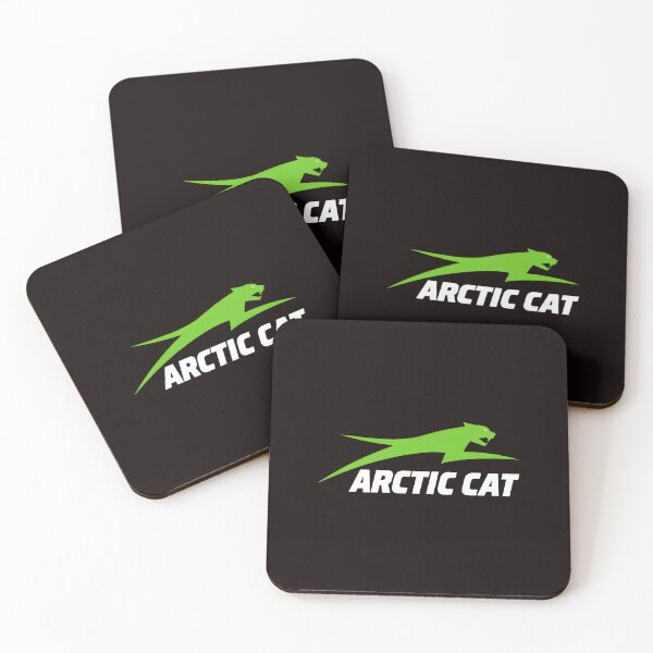 Item preview, Arctic Cat Jumping Cat Logo Green White designed and sold by ASTRAXO.