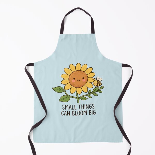Item preview, Small Things Can Bloom Big | Cute Sunflower Bee Art designed and sold by MrDev.
