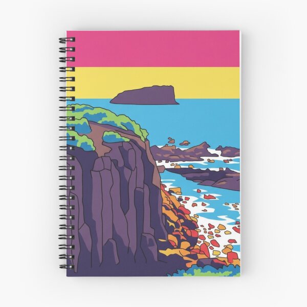 Item preview, Kiama Bombo Stacks Retro Landscape designed and sold by EllDAV777.