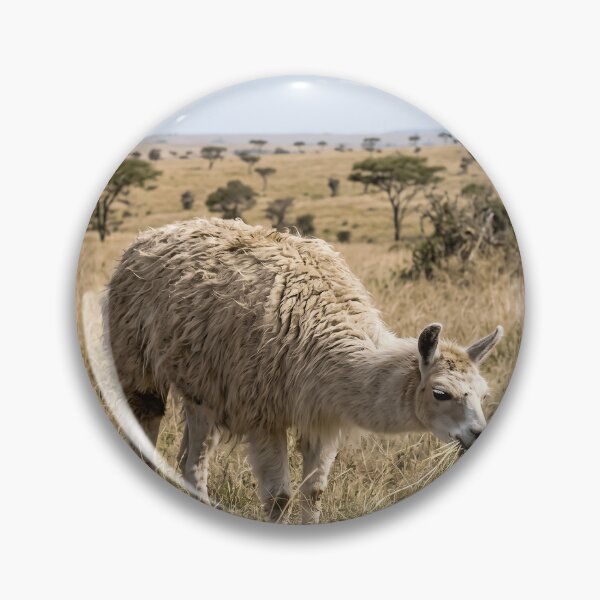 Item preview, Peaceful Llama Grazing In Golden Field designed and sold by phamlauren.