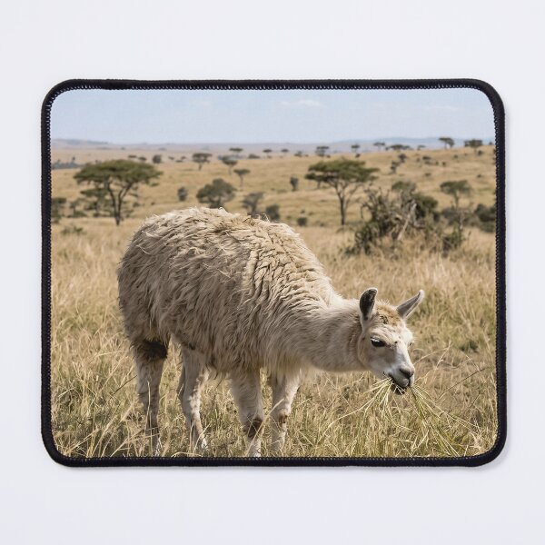 Item preview, Peaceful Llama Grazing In Golden Field designed and sold by phamlauren.