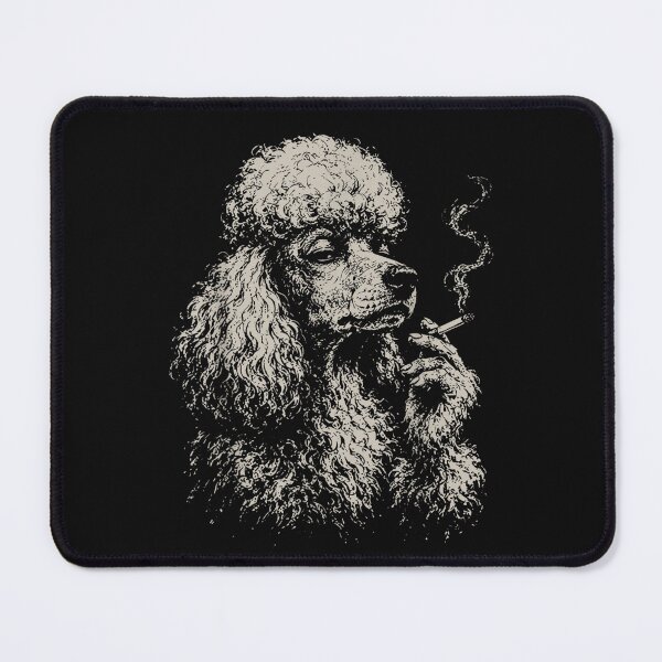 Item preview, Funny Poodle Smoking Cigarette Grunge Dog Meme Vintage designed and sold by ArtByimamS.
