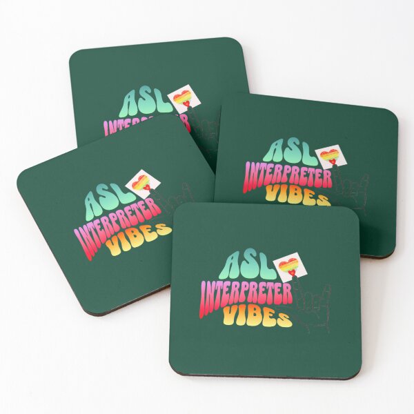 Item preview, ASL Interpreter Vibes Sign Language Interpreter ILY I Love You with Rainbow Heart Active  designed and sold by TheBraedLuxury.