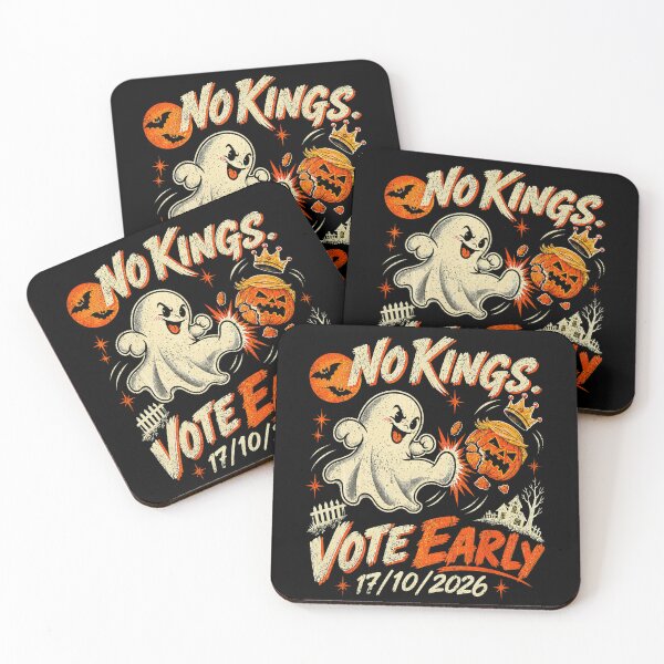 Item preview, No Kings Vote Early Halloween Ghost designed and sold by NoeValdric.