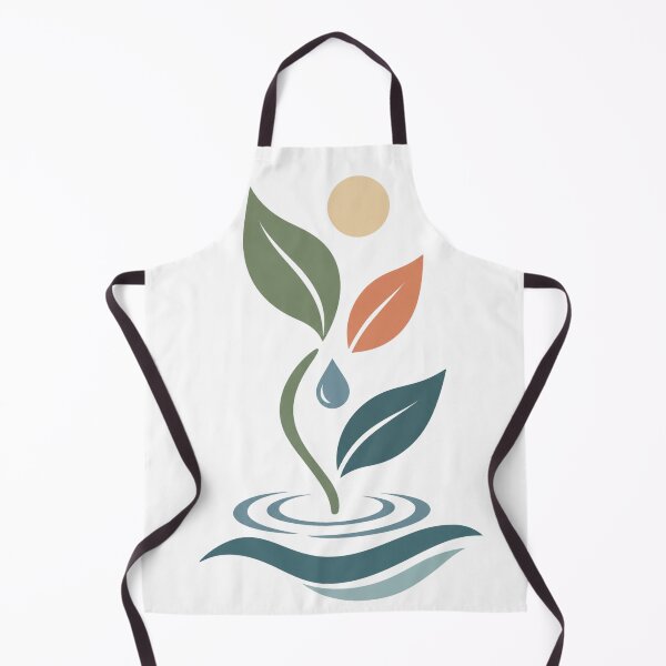 Item preview, Floating Leaf Harmony – Minimal Water Botanical Art designed and sold by meghnad.