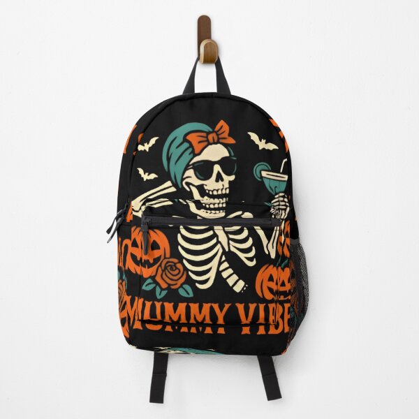 Item preview, Mummy Vibes Skeleton Mom Funny Halloween Cocktail Skeleton designed and sold by Zizo-DR44.